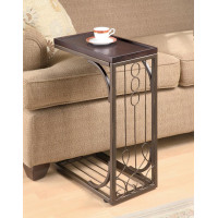 Coaster Furniture 900280 Accent Table Brown and Burnished Copper